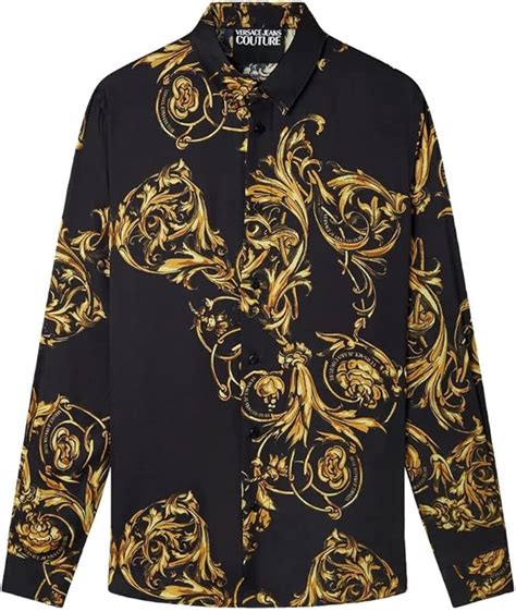 camicia da notte uomo versace|Camicie VERSACE Uomo .